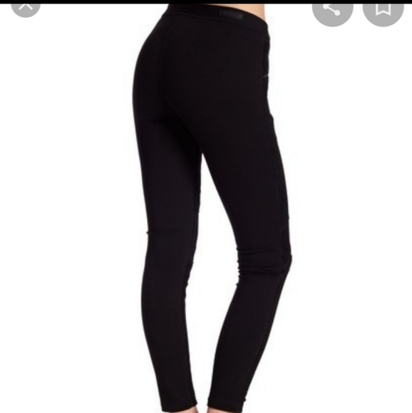 BLANK NYC Waxed Denim Black High Waisted Stretchy Spandex Long Legs Jeans sz.28 - Picture 2 of 9